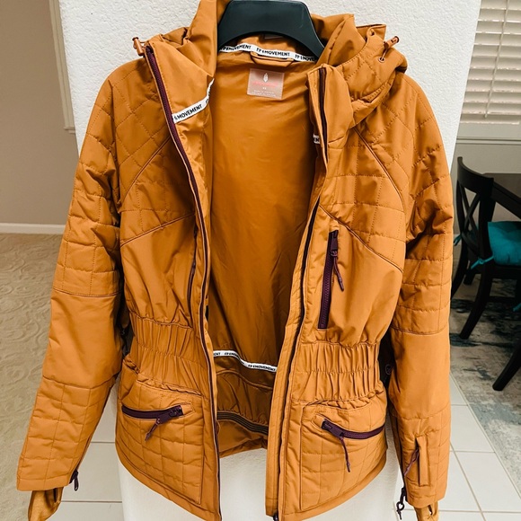 NWT Free FP Movement All Prepped Ski Jacket Toasted Coconut XS - Picture 8 of 16